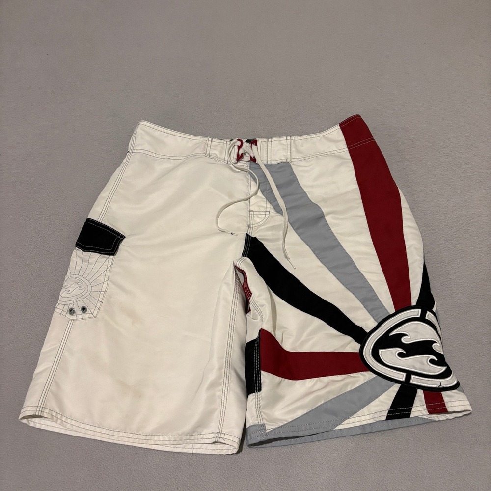 Billabong Andy Irons Risng Sun Mens Boardshorts Swim Trunk Size 36 Beach Summer